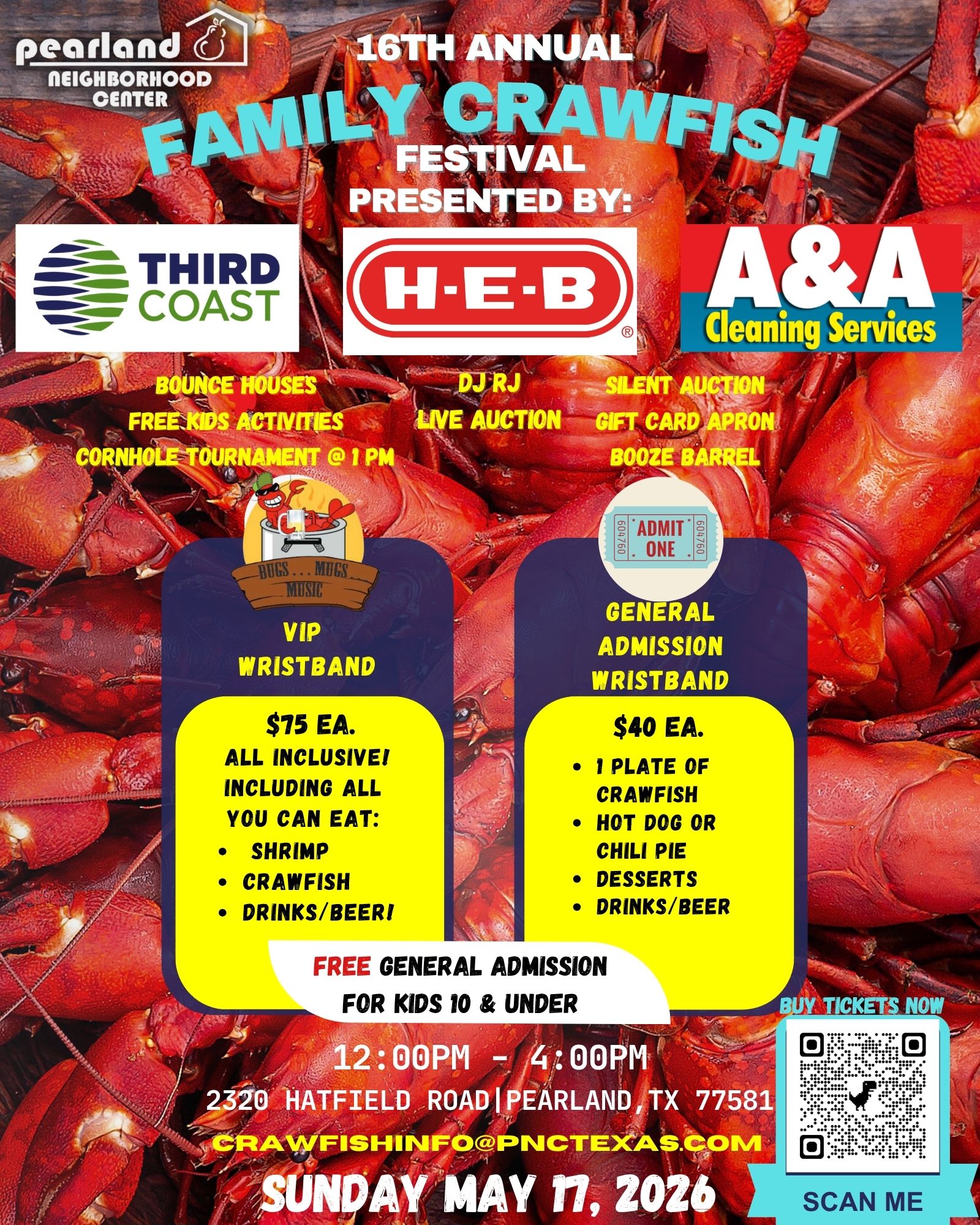 15th Family Crawfish Festival Flyer