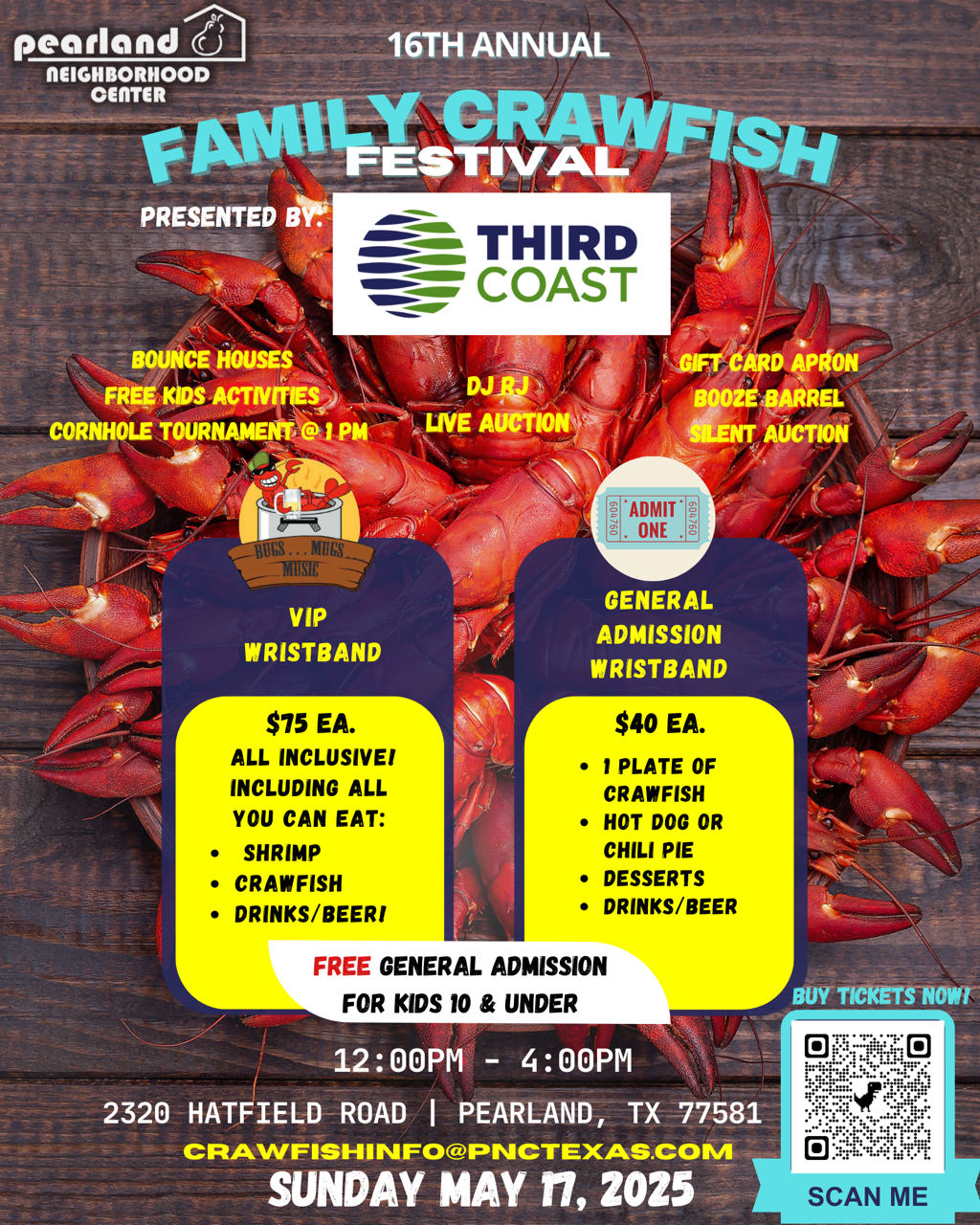 15th Family Crawfish Festival Flyer