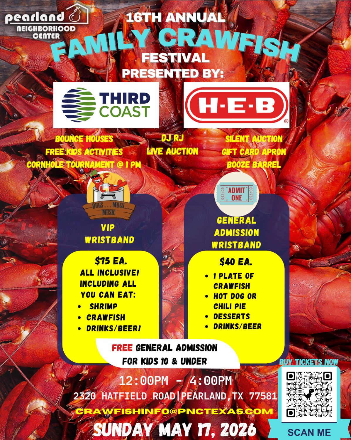 15th Family Crawfish Festival Flyer