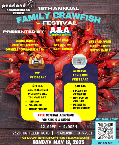 15th Family Crawfish Festival Flyer